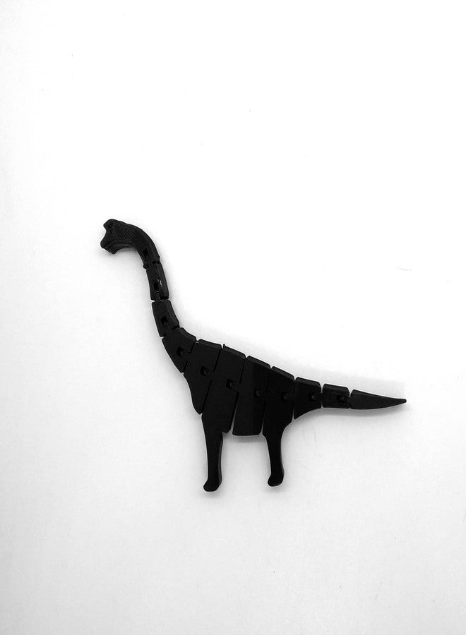 CERO 3D Printed Flexible Dinosaur (Black PLA Plastic) - Image 2
